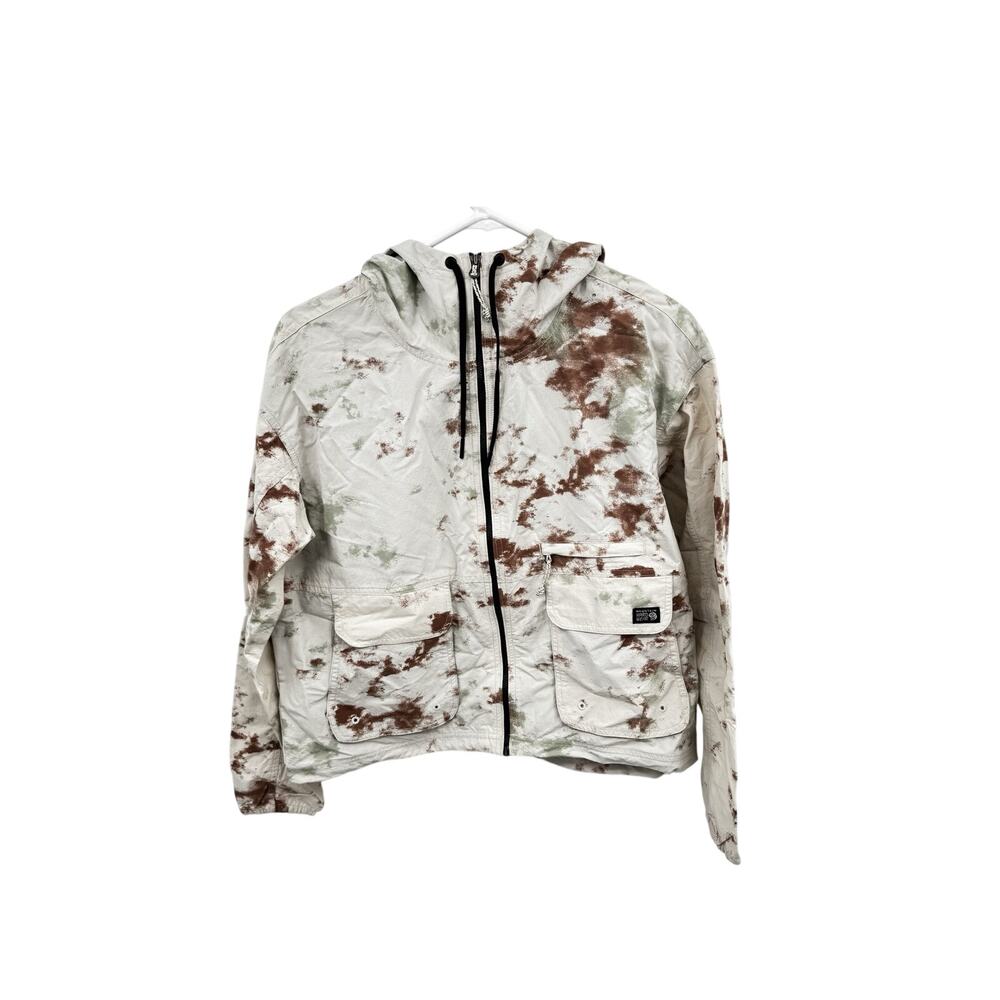 Mountain Hardwear Women's Stryder Full Zip Drk Quartz/Nebula Dye Prt Size Small